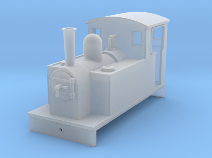 5.5 mm scale side tank loco 2 3d printed