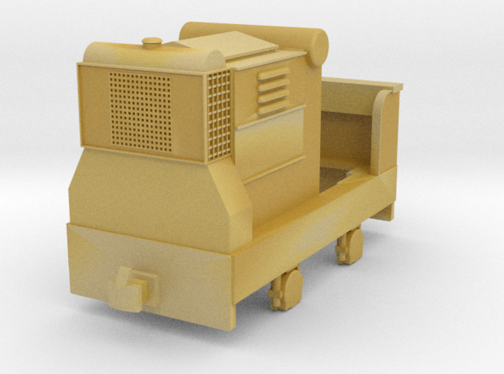 7mm scale Ruston 18hp diesel without Cab 3d printed