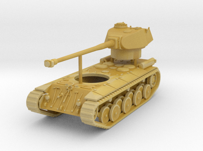 FCM 50T French Heavy Tank Scale: 1:100 3d printed