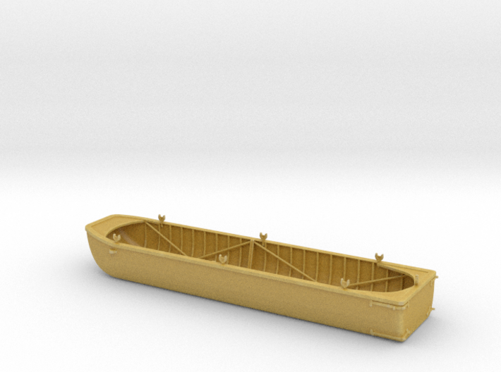 1/87th (H0) scale Austro-Hungarian pontoon (long) 3d printed 