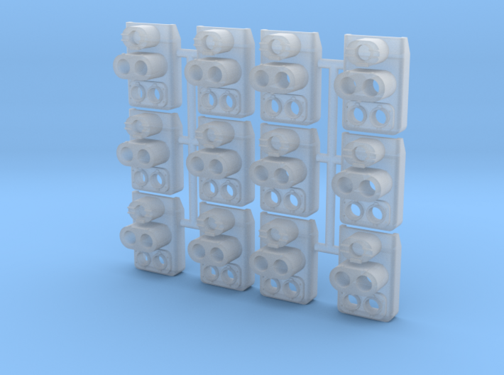 SP Full Rear Cluster (Flat)(N - 1:160) 12X 3d printed