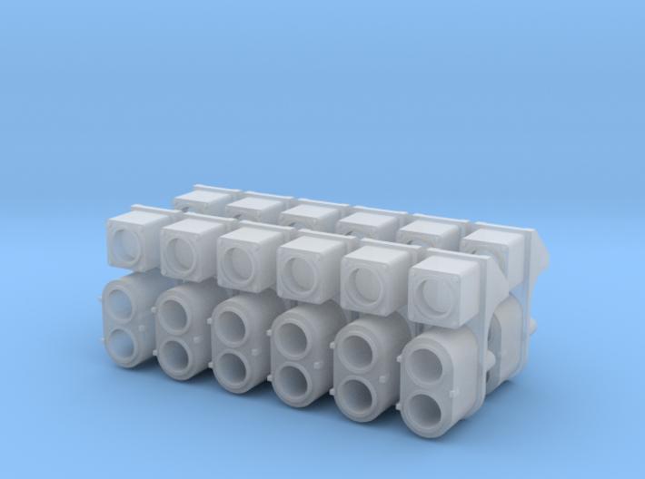 SP Early Cluster, Square UDE (N - 1:160) 12X 3d printed