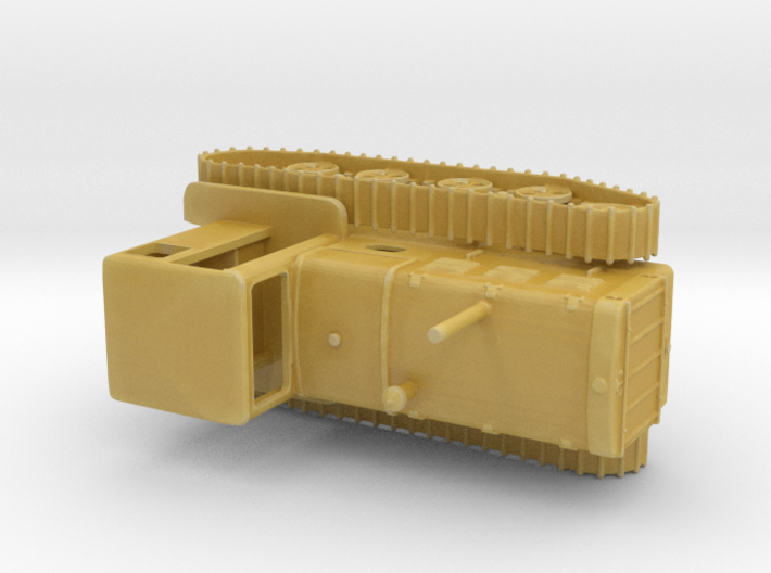 1/144th scale STZ-3 soviet tractor 3d printed