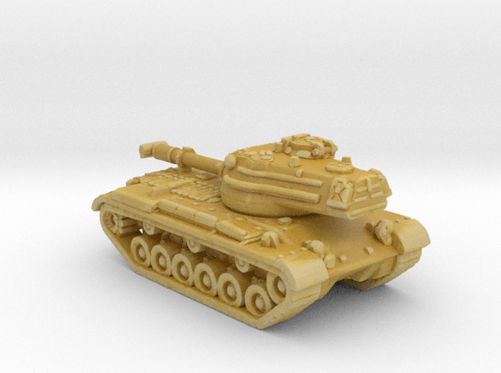 ARVN M47 Patton medium tank rail load 1:160 scale 3d printed