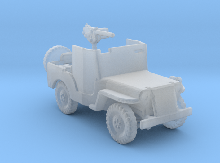 Gun Jeep V2 1:160 Scale 3d printed