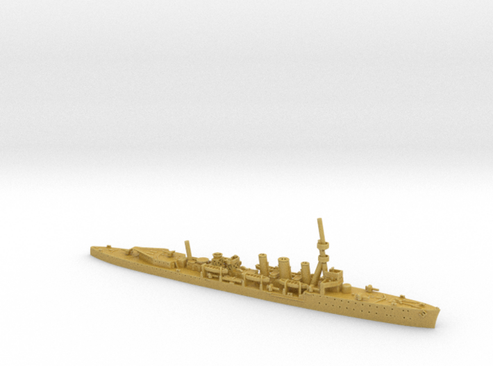 1/600th scale HMS Caroline light cruiser 3d printed