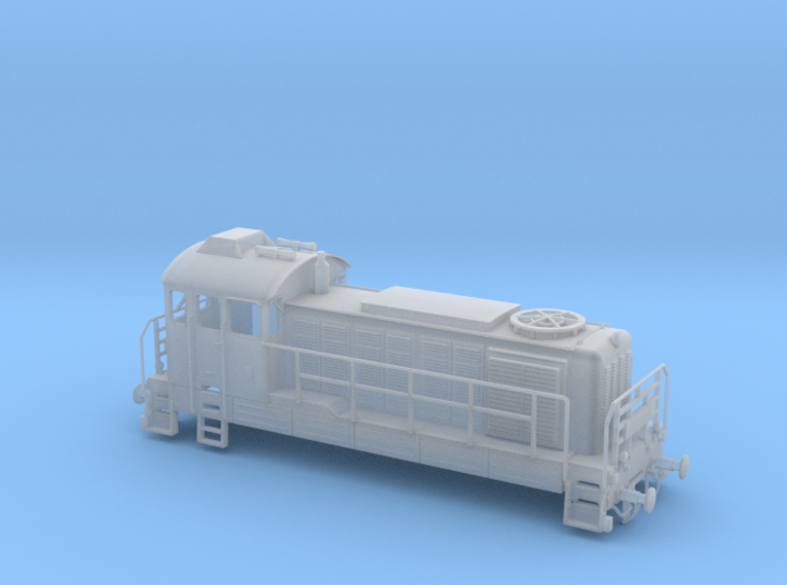 1/87th (H0) scale M-44 diesel engine 3d printed