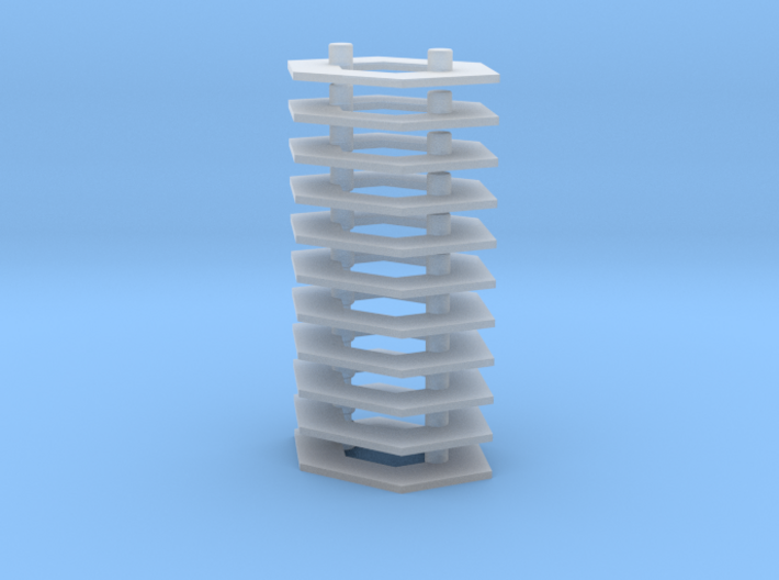 Microhex 3mm Stands 3d printed