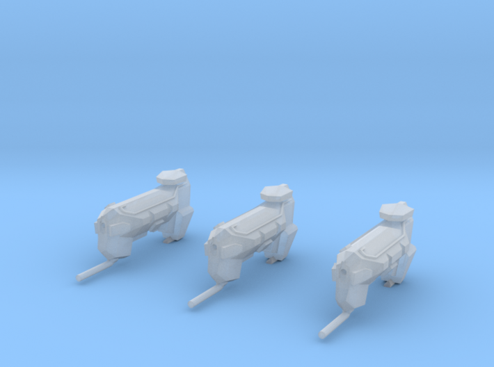 Kushan &quot;Firelance&quot; Ion Cannon Frigates (3) 3d printed