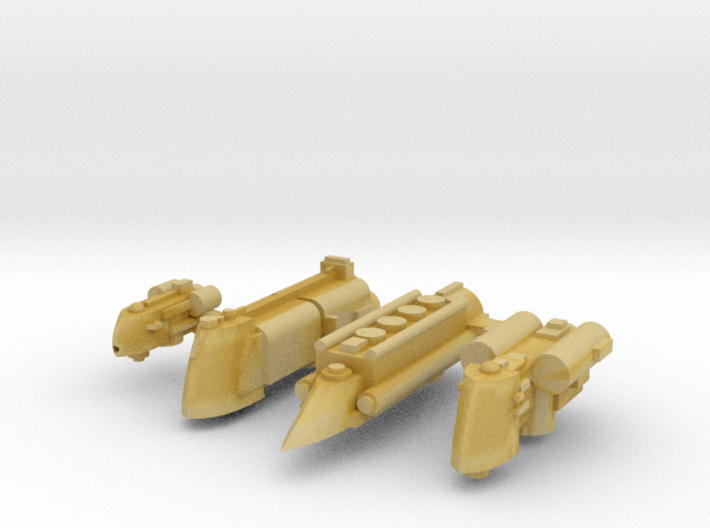 System Ships (4) 3d printed 