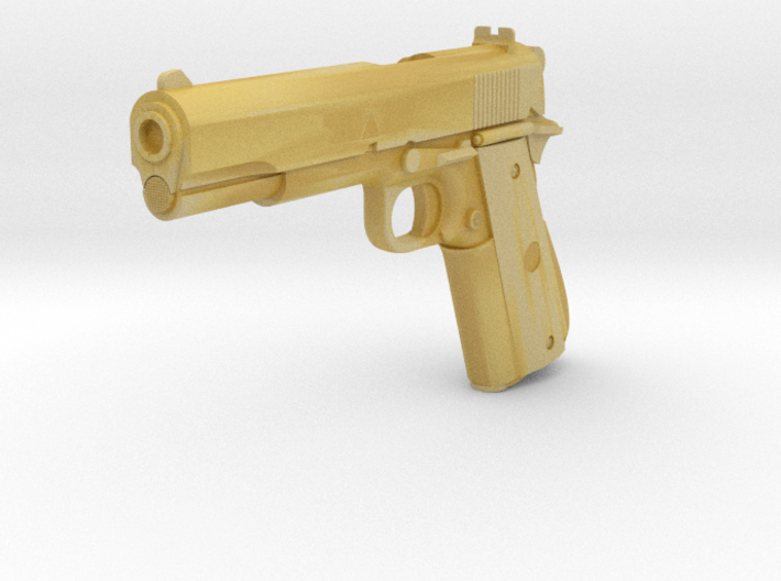 1:3 Miniature Colt Delta Pistol 3d printed 