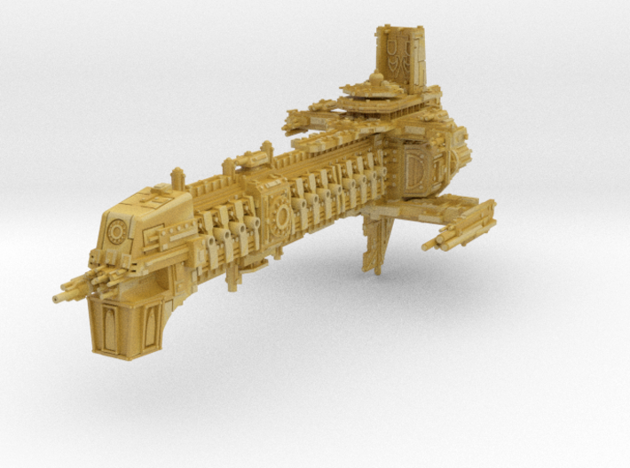 Castigator Battleship 3d printed 