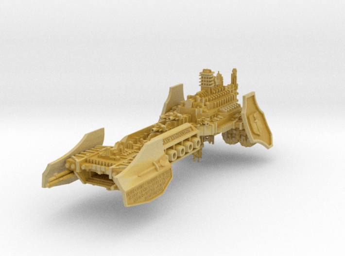 Paladin Battle Barge &quot;Sacred Absolution&quot; 3d printed