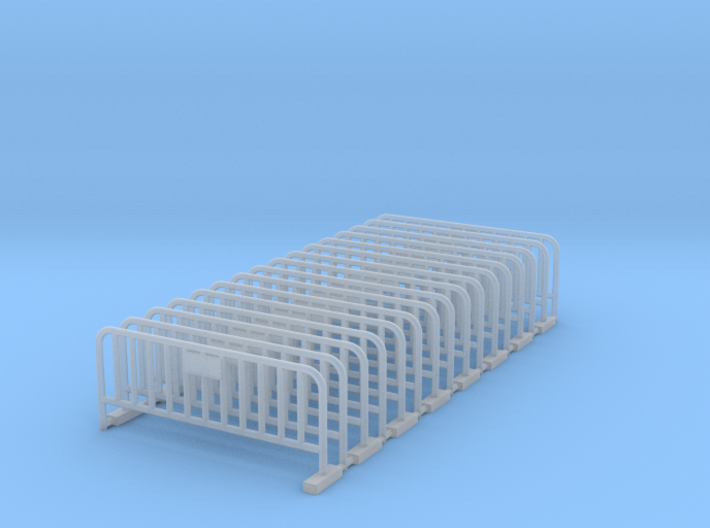 Barrier 01 (portable fence). Scale HO (1:87) 3d printed