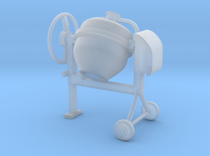 Cement mixer 02. 1:24 Scale 3d printed