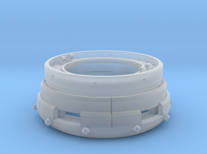 Panzer IV Ausf D Cupola Part A 1:16 scale 3d printed