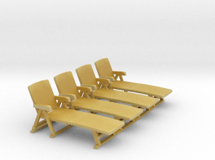 Deck Chair 01. 1:50 Scale 3d printed