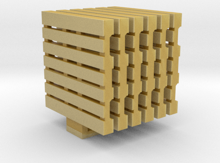 Pallets 01. HO Scale (1:87) 3d printed