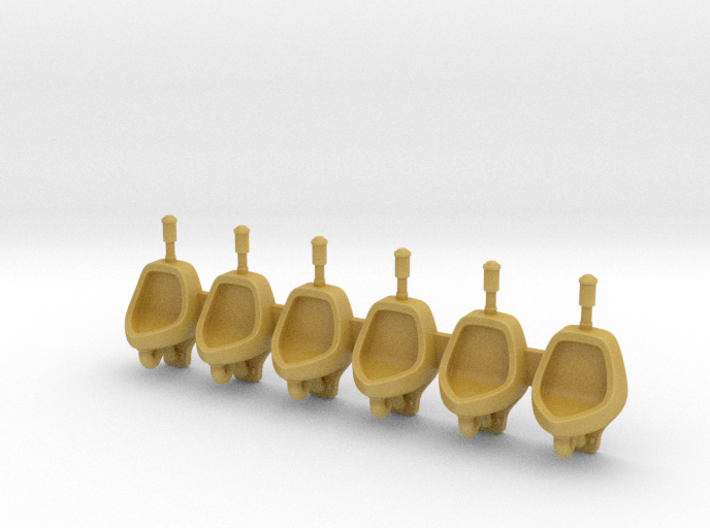 Urinal 01. 1:24 Scale 3d printed