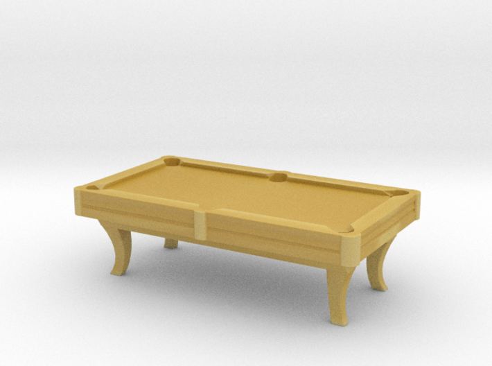 Pool Table 01. HO Scale (1:87) 3d printed