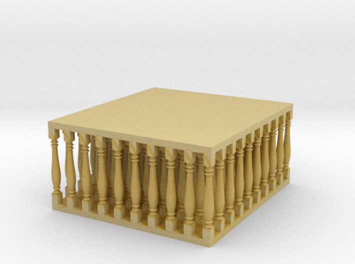 Baluster 02. HO Scale (1:87) 3d printed