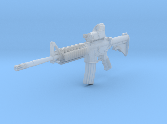 1/10th scale C8A2gun MarsSight Stock Retracted 3d printed