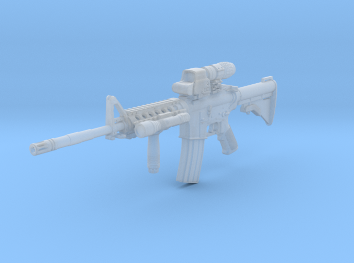 1/10th scale C8A2gun Stock Retracted Tact03 3d printed