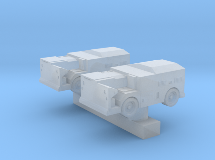 1:144 Scale NC-2 Mobile Electric Power Plant (x2) 3d printed