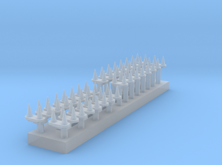 1:350 Scale Phasor 90 Antennas 3d printed