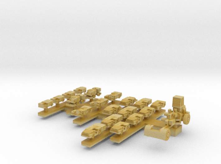 1:720 Mid 80s-Mid 90s US Carrier Deck Vehicles 3d printed
