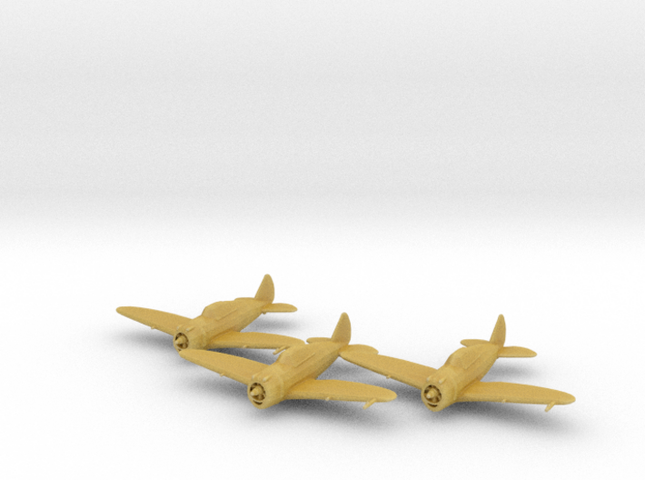 Republic P-43 'Lancer' 1:200 x3 FUD 3d printed