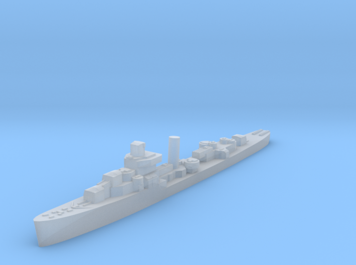 USS Warrington destroyer 1943 1:2400 WW2 3d printed