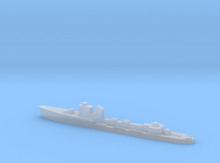Italian Lira torpedo boat 1:2400 WW2 3d printed 