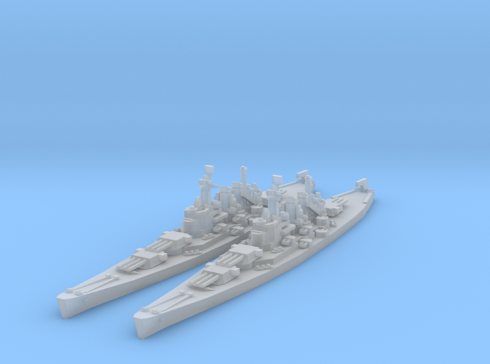 North Carolina class battleship 3d printed