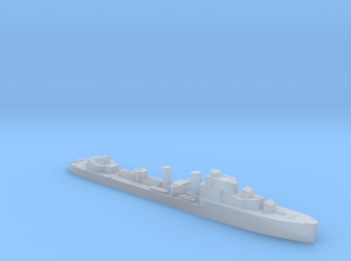 HMS Hurricane destroyer 1:3000 WW2 3d printed