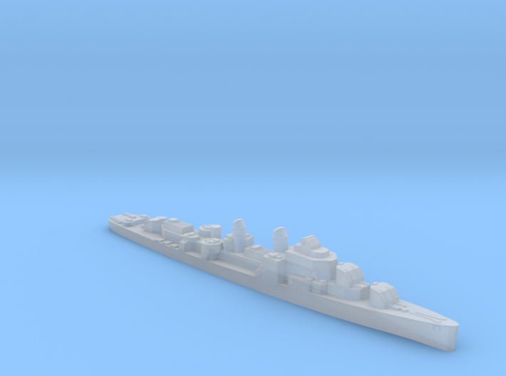 USS Blue destroyer 1:3000 WW2 3d printed