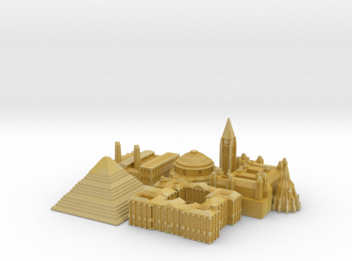 Victory Cities #1: Europe (Smaller) 3d printed 