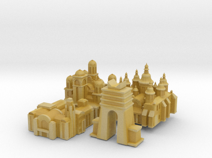 Victory Cities #2A: Europe (larger) 3d printed 