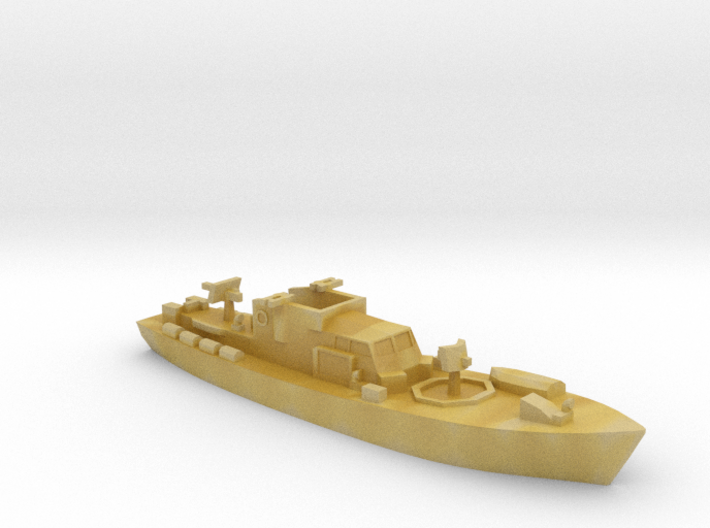 Harbour Defence Motor Launch WW2 1:300 3d printed