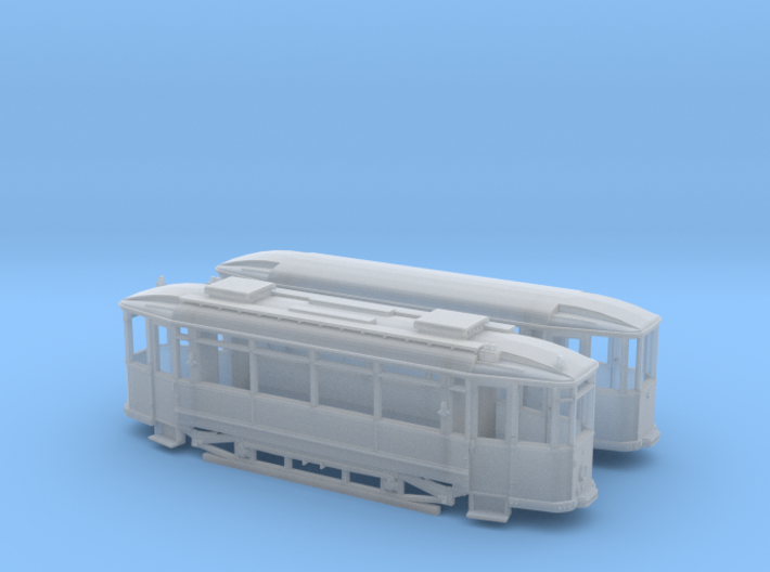 Tram Waggonfabrik Lindner Spur TTm (1:120) 3d printed