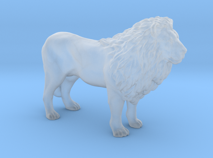 Plastic Male Lion v1 1:160-N 3d printed