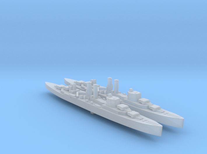 2pk HMS Surrey proposed cruiser 1:2400 WW2 3d printed