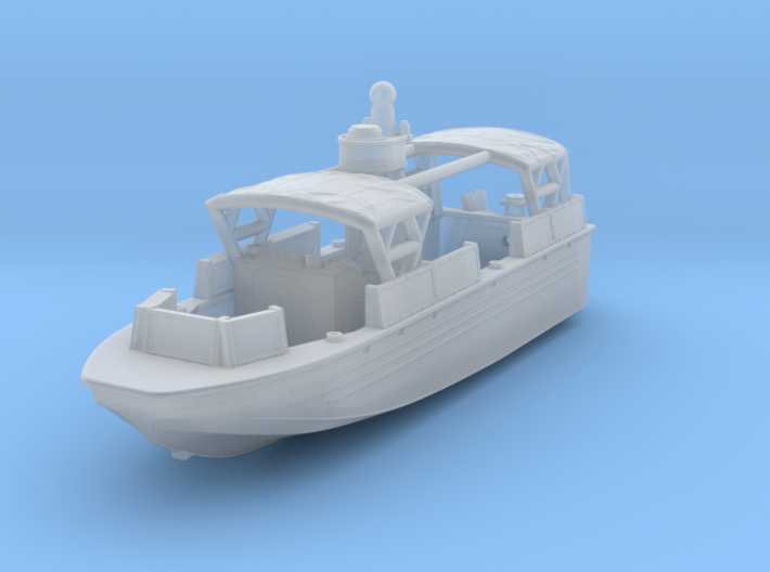1/144 USN Riverine Assault Boat (With Canopy) - C 3d printed