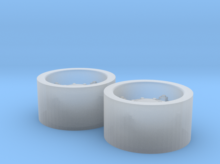 1:64 scale Wheels for 18.4-30 tires 3d printed