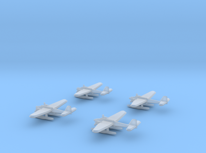 He-115 (1/700) x4 3d printed