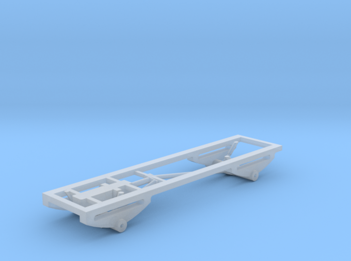 1/64 scale 4x4 Pickup Truck Frame and suspension 3d printed