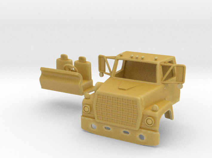 1/87 Ford L900 truck cab with interior 3d printed