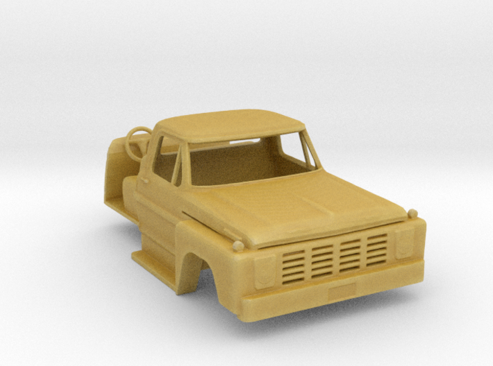 1/64 Early 1970's F600 / F700 Cab w/ Interior 3d printed