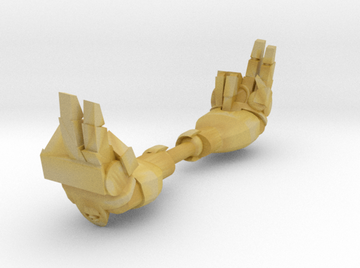 Mk1 - Rude Techno-fist (up yours) (x2) 3d printed 
