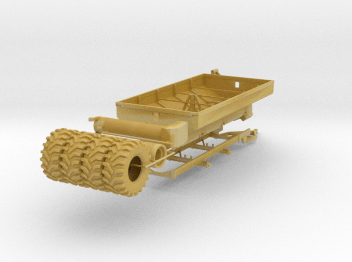 1/64 Grain Cart 2 axle with wheels and tires 3d printed